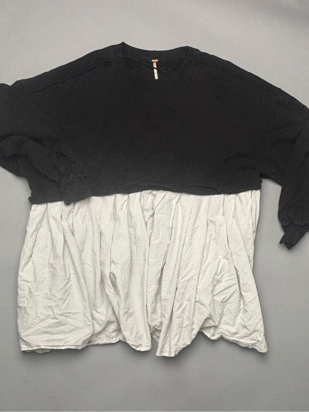 Free People Eleanor Layered Sweatshirt Minidress Small